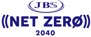 Logo JBS Net Zero 2040 azul
