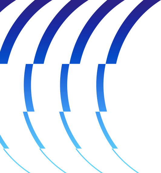 Estilos de arcos azuis